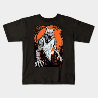 Nocturnal Werewolf Kids T-Shirt